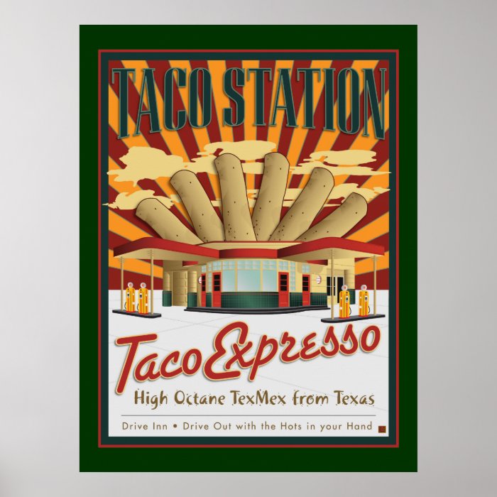 Taco Station Poster