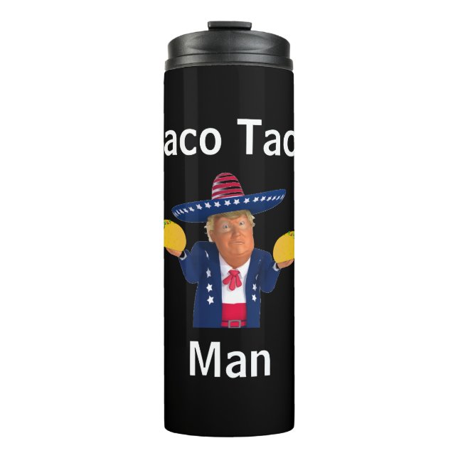 Taco Taco Man Thermal Tumbler (Front)