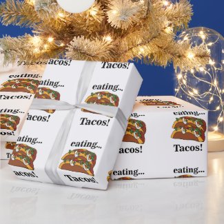 Taco Tacos Funny Birthday Wrapping Paper