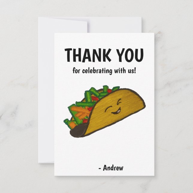Taco Thank You Card (Front)