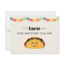Taco Thank You Card