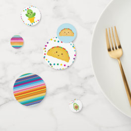 Taco theme fiesta theme party decorations confetti