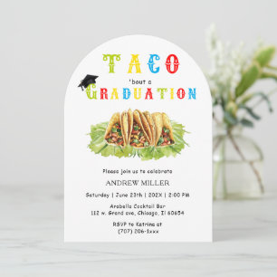 Taco-themed Graduation Invitation