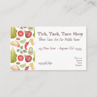 Taco Time Business Card