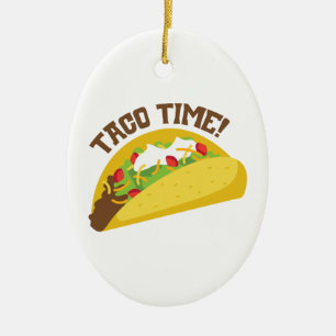 Taco Time Ceramic Ornament