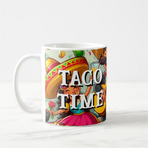 "Taco Time" Fiesta Coffee Mug