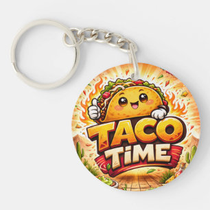 Taco Time - Fiesta Fiasco - Foodie Fiends Keychain