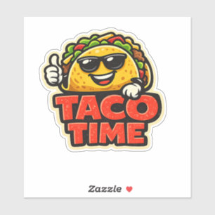 Taco Time - Fiesta Fiasco - Foodie Fiends Sticker