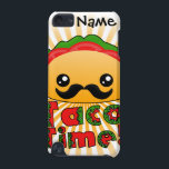 Taco Time iPod Touch 5G Case<br><div class="desc">Get this super cute mustachioed taco design on a wide range of products! He's happy, he's healthy and he's ready to be your friend!</div>
