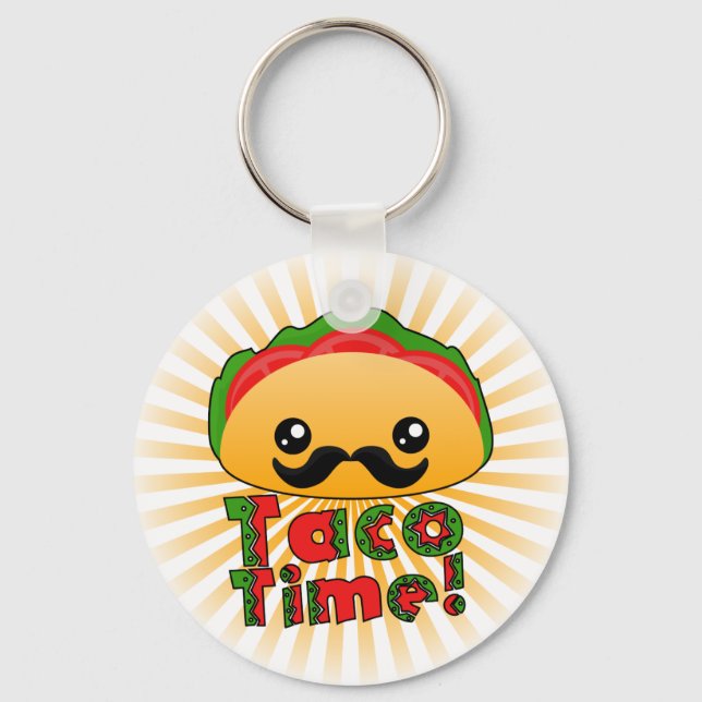 Taco Time Keychain (Front)