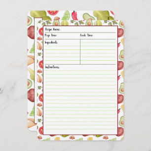 Taco Time Recipe Cards