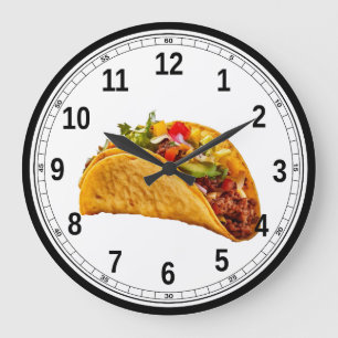 Taco timepiece large clock
