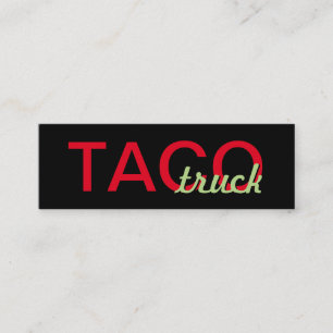 taco truck punch card