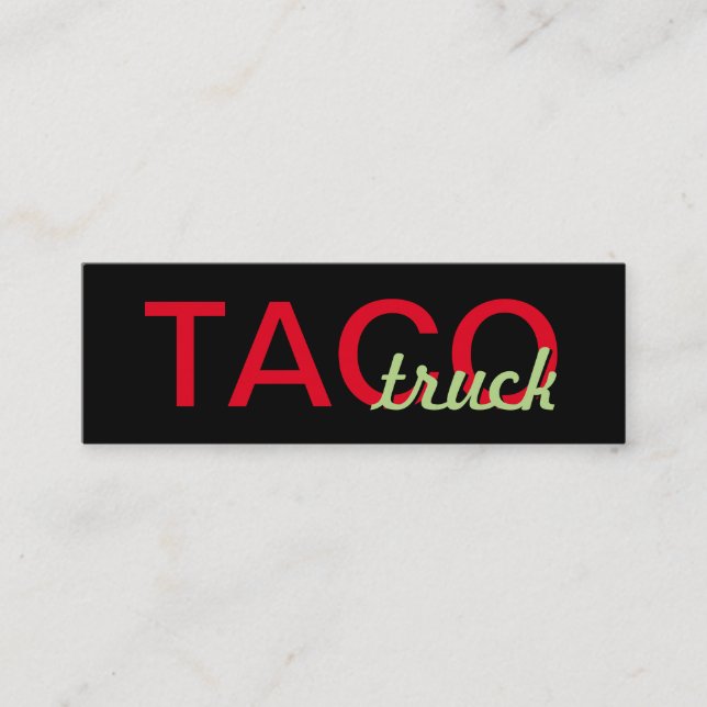 taco truck punch card (Front)