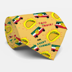 Taco Trucks On Every Corner Neck Tie