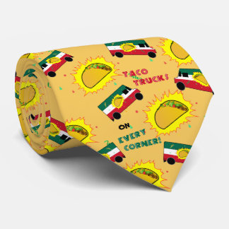 Taco Trucks On Every Corner Neck Tie