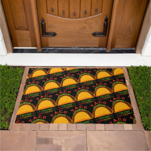 Taco Trump Always Chickens Out Funny Doormat