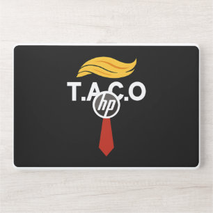 Taco Trump Always Chickens Out HP Laptop Skin
