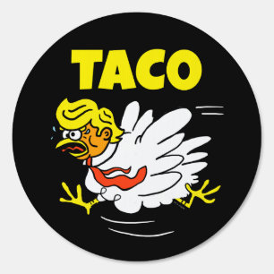 TACO Trump Always Chickens Out Sign