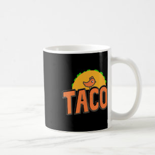 Taco Trump Logo Trump Always Chickens Out Trump Ch Coffee Mug