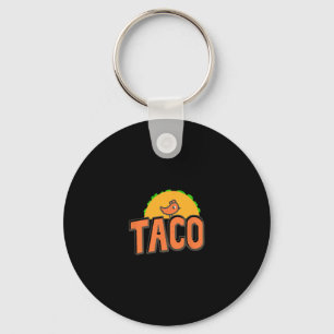 Taco Trump Logo Trump Always Chickens Out Trump Ch Keychain