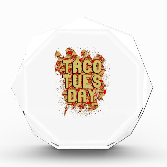 Taco Tuesday Acrylic Award (Front)