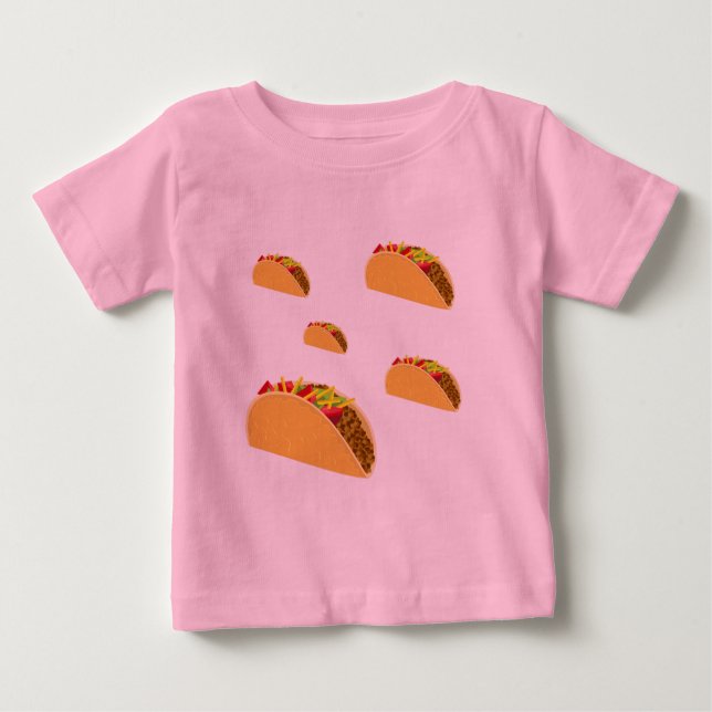 Taco Tuesday Design - Baby Fine Jersey T-Shirt (Front)