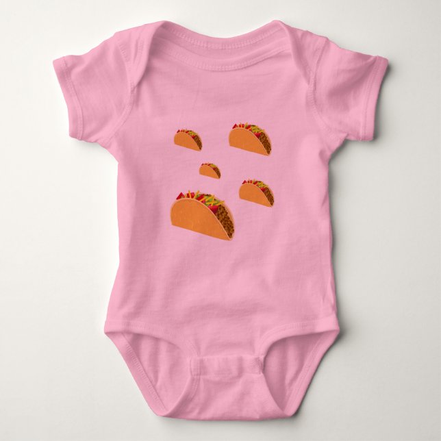 Taco Tuesday Design - Baby Jersey Bodysuit (Front)