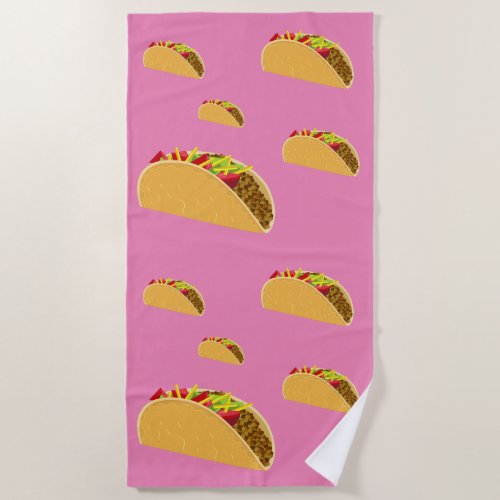 Taco Tuesday Design _ Beach Towel