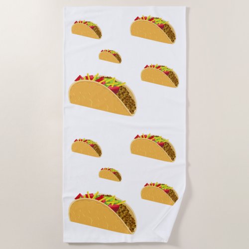 Taco Tuesday Design _ Beach Towel