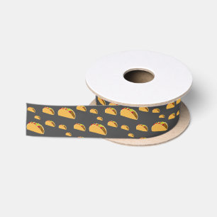 Taco Tuesday Design - Gift Bag - Wine Satin Ribbon