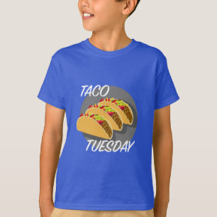 Taco Tuesday Design - Kids' Basic T-Shirt