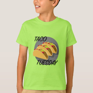 Taco Tuesday Design - Kids' Basic T-Shirt