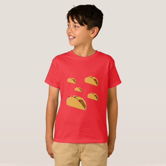 Taco Tuesday Design - Kids' Basic T-Shirt (Front Full)