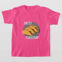 Taco Tuesday Design - Kids' Basic T-Shirt
