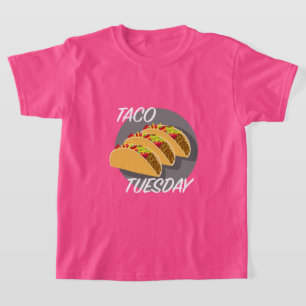 Taco Tuesday Design - Kids' Basic T-Shirt
