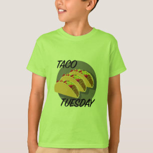 Taco Tuesday Design - Kids' Basic T-Shirt