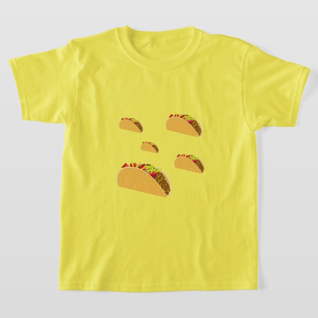 Taco Tuesday Design - Kids' Basic T-Shirt (Laydown)