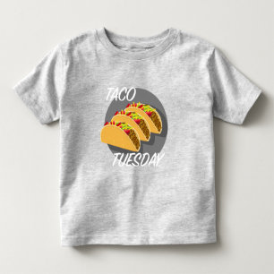 Taco Tuesday Design - Toddler Fine Jersey T-Shirt
