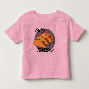 Taco Tuesday Design - Toddler Fine Jersey T-Shirt