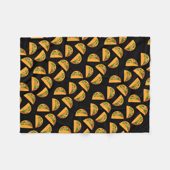 Taco Tuesday Fleece Blanket (Front (Horizontal))