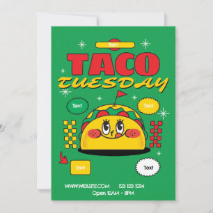Taco Tuesday Flyer Invitation