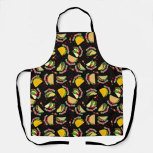 Taco Tuesday Hard & Soft Tacos Hot Sauce Black Apron