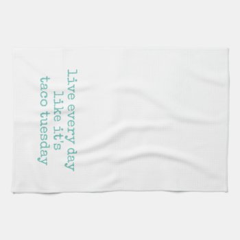 Taco Tuesday Kitchen Towel by MOMandCo at Zazzle
