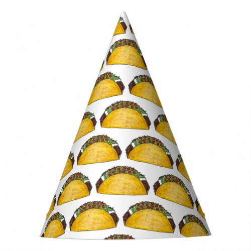 Taco Tuesday Mexican Fiesta Foodie Tex Mex Corn Party Hat