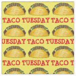 Taco Tuesday Mexican Food Tacos Yellow Fabric