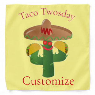 Taco Tuesday Saguaro Cactus Thunder_Cove Bandana
