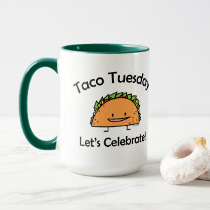 Taco Tuesday shell cheese Mexican food Mug
