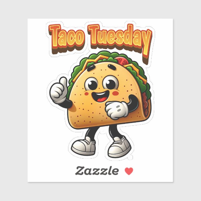 Taco Tuesday Sticker (Sheet)