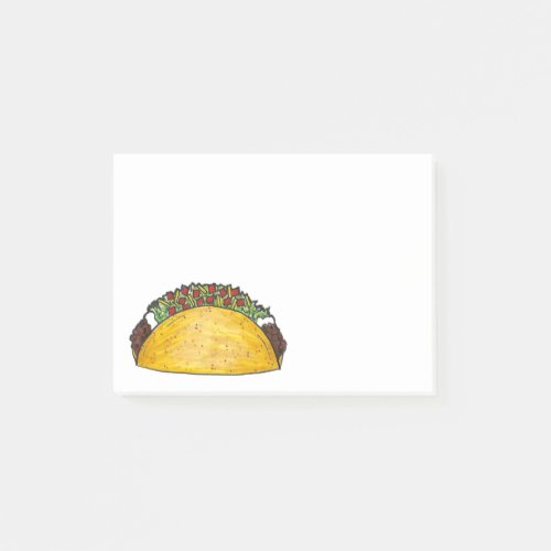 Taco Tuesday Tex Mex Mexican Fiesta Food Foodie Post_it Notes